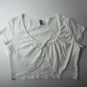 H&M white top